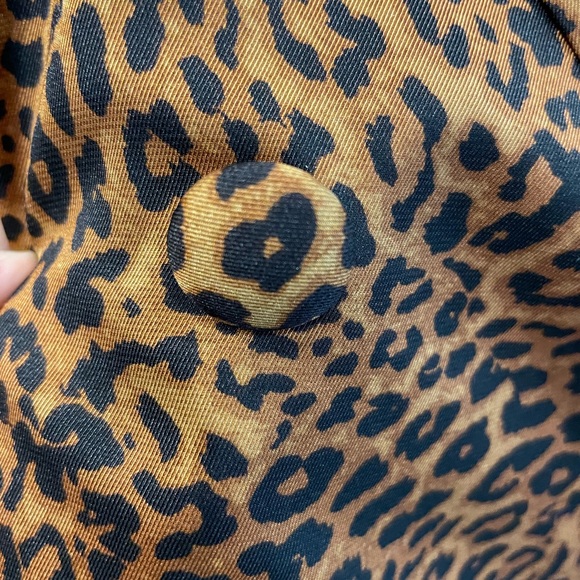 WORN ONCE! INC leopard blazer - Picture 4 of 10